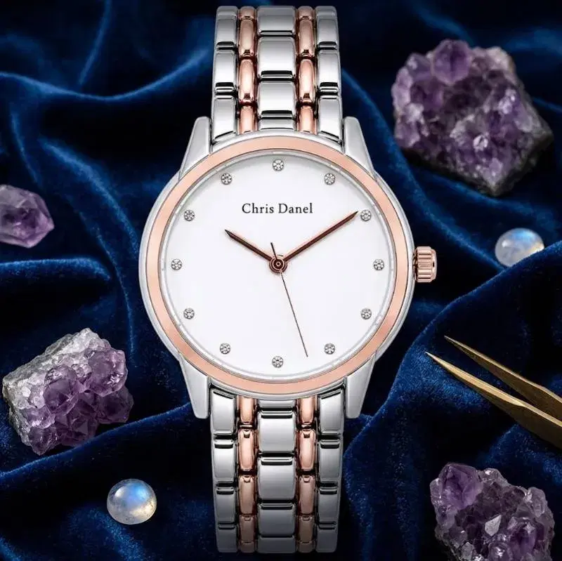 Chris Danel Stainless Steel Fashionable Watch For Ladies
