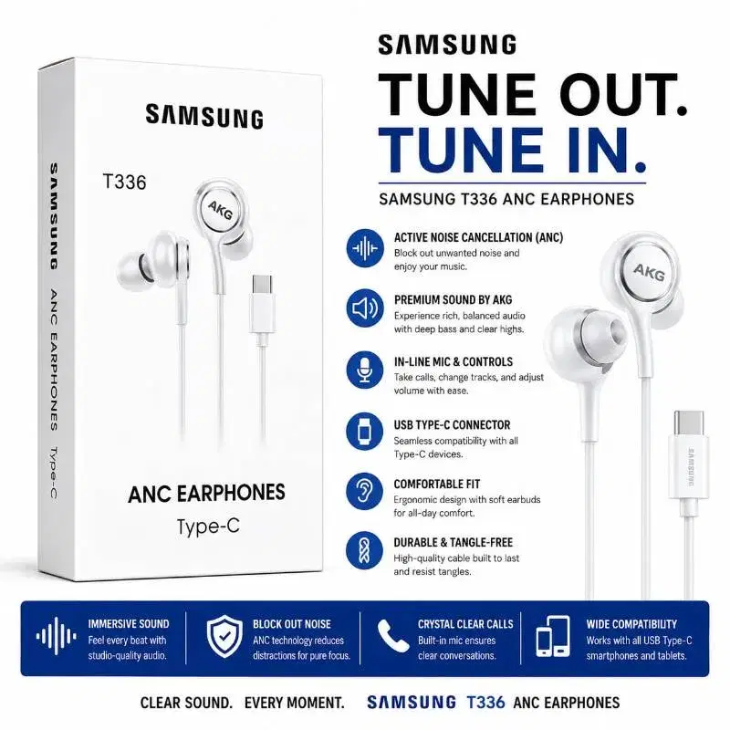 SAMSUNG T336 TYPE C ANC EARPHONE