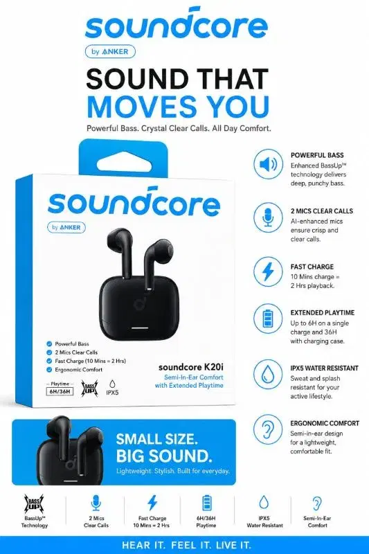 K2OI SOUNDCORE WIRELESS EARBUS