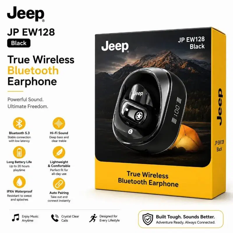 JEEP JP EW128 TRUE WIRELESS BLUETOOTH EARPHONE