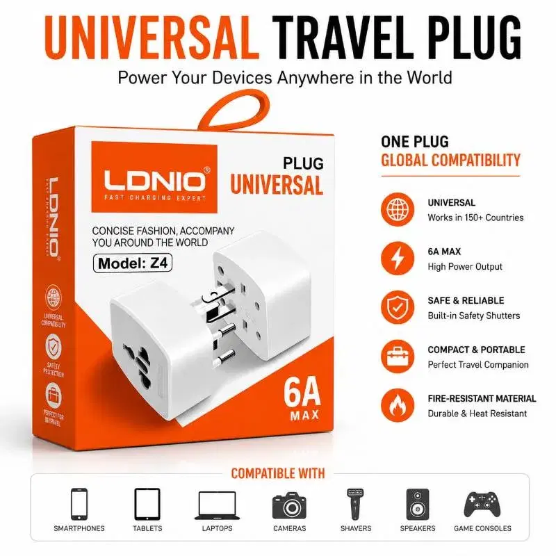 LDNIO Z4 UNIVERSAL TRAVEL PLUG