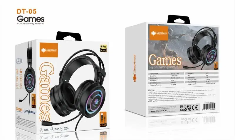 DT-05 GAMES E-SPORTS GAMING HEADSET
