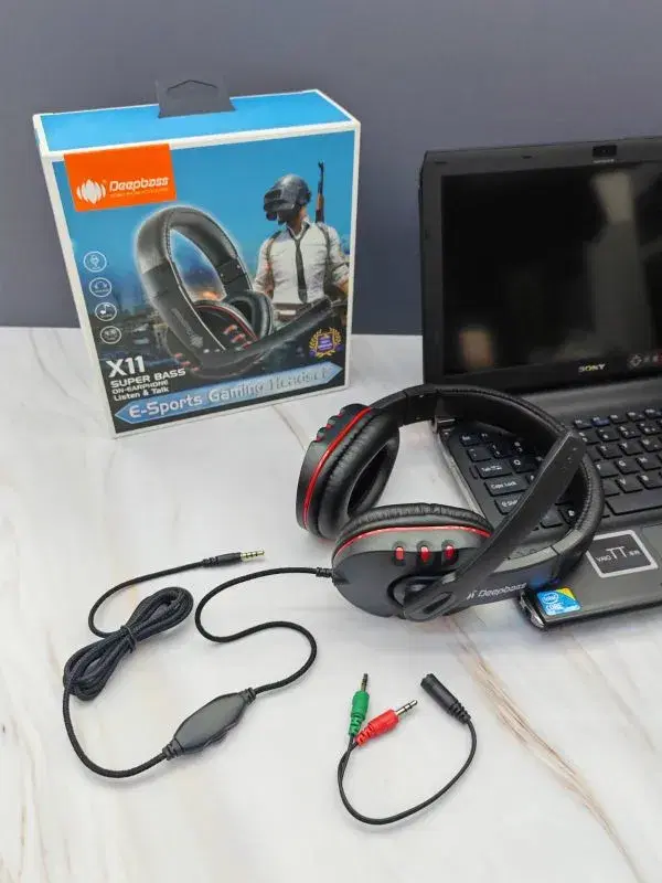 X11 SUPER BASS ON-EARPHONE LISTEN&TALK E-SPORTS GAMING HEADSET