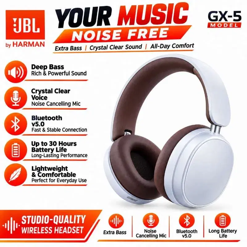 GX-5 EXTRA BASS HEADPHONE