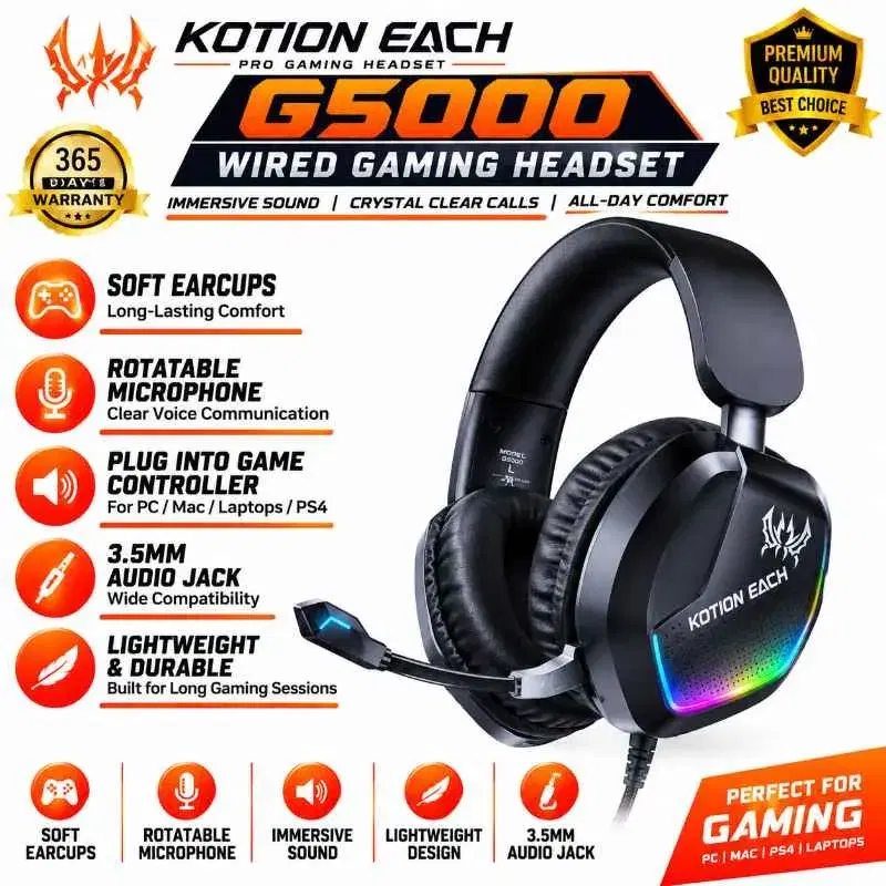 G5000 WIRED GAMING HEADSET