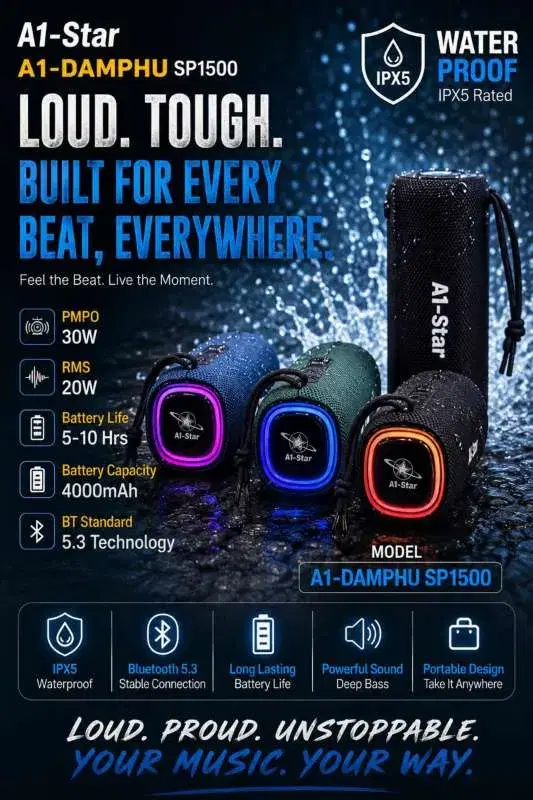 A1-DAMPHU SP1500 BLUETOOTH SPEAKER