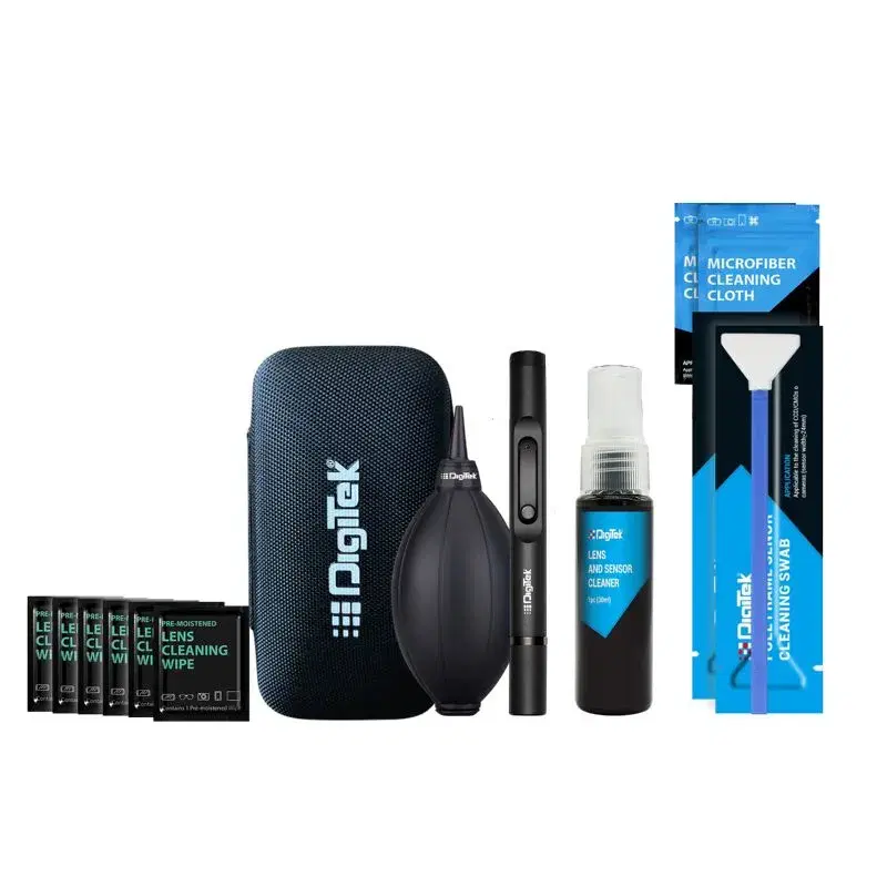 Digitek (DCK 004) Professional 8-in-1 Camera Cleaning Travel Kit, Ideal for Cleaning Lenses, Cameras, Filters, Displays