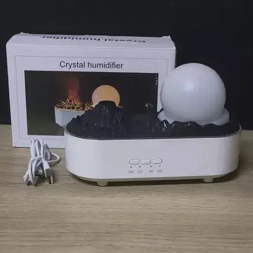 Crystal Night Light Room Aroma Humidifier