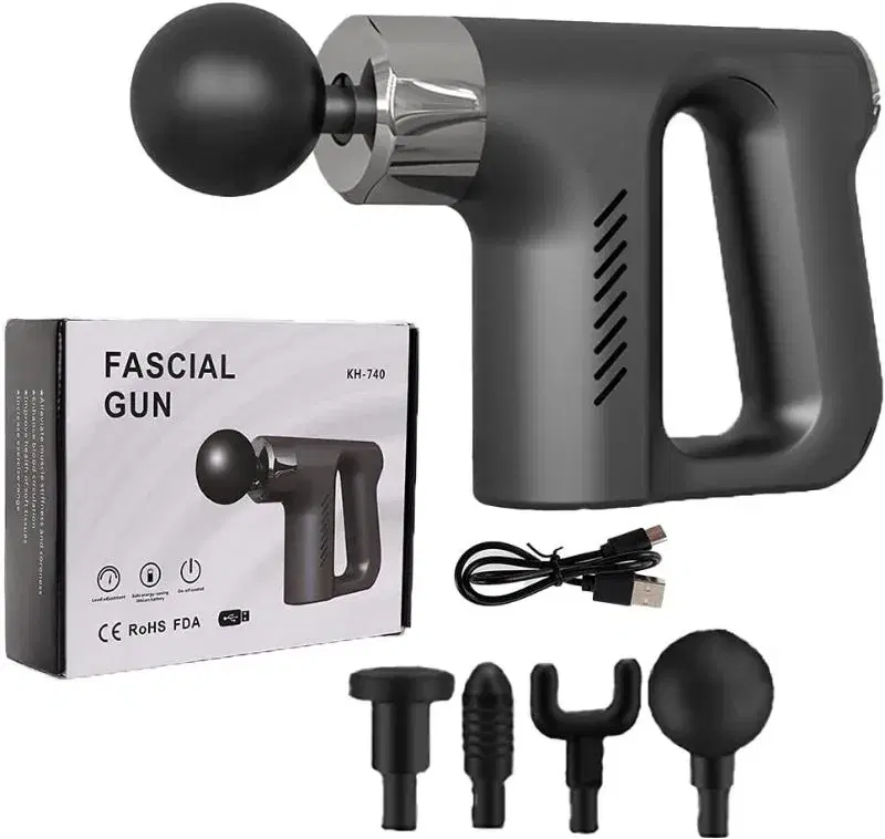 Fascial Gun Muscle Massager KH-740, Therapy Device Professional Massage Gun Portable Handheld Massager for Back, Shoulder, Glutes,Arms,Calf’s - Full Body Pain Relief