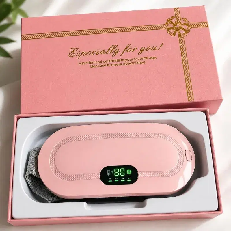 Period Cramp Relief Massager, Cordless Menstrual Pain Relief with Heat