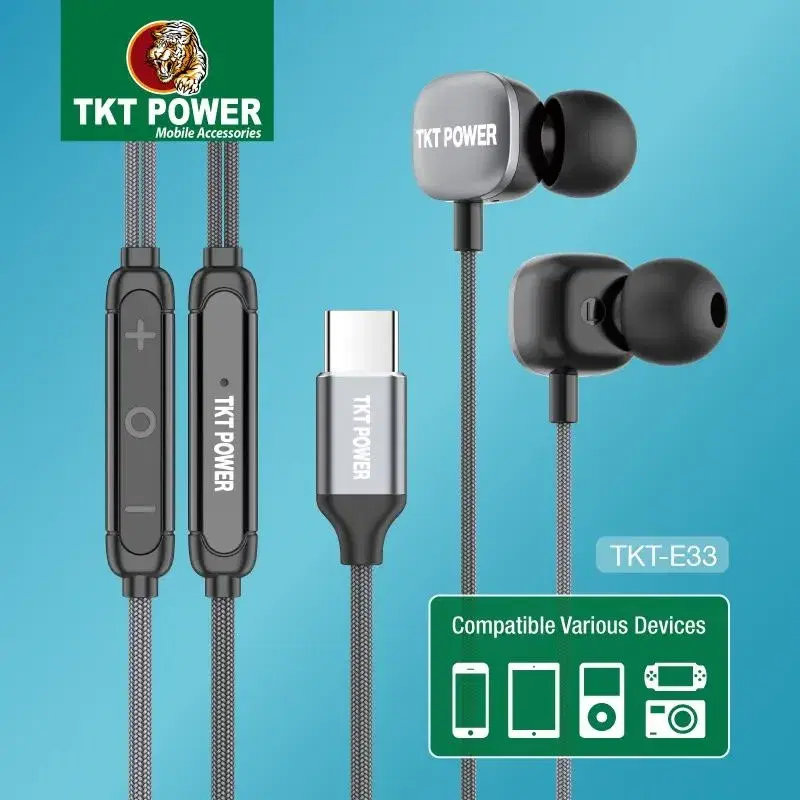 TKT POWER TKT-E33 DIGITAL TYPE C EARPHONE