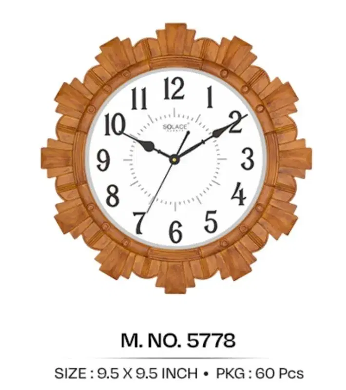Stylish Design Wall Clock For Decoration.