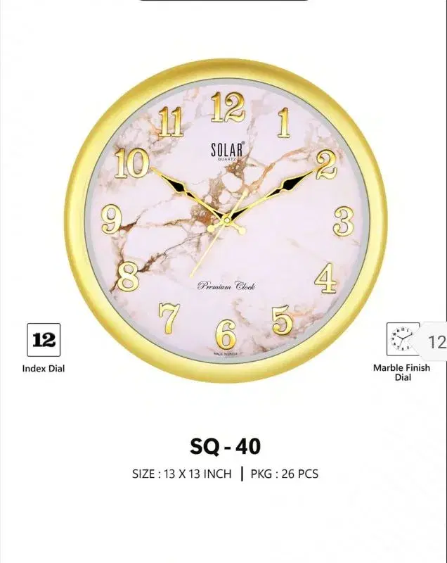 Stylish Design Wall Clock For Decoration.