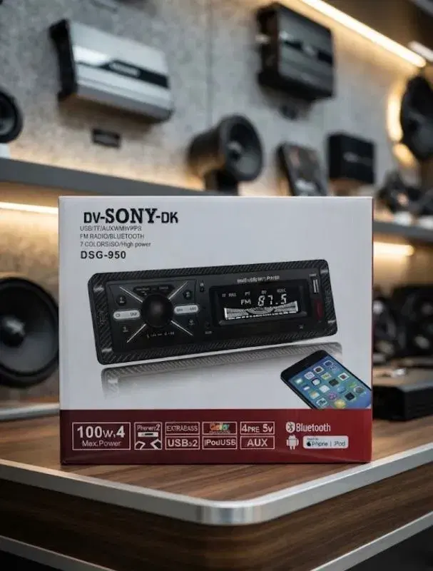 "Multifunctional Car Mp3 Player NEW Bluetooth Handsfree/ FM/ DUAL USB/ TF/ AUX MP3 1-DIN Car Stereo Player"