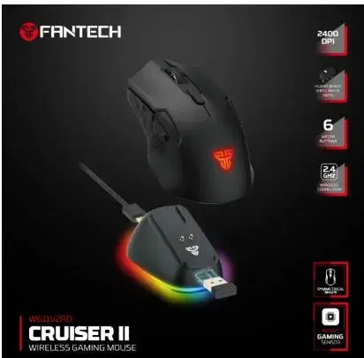 Fantech Cruiser II (WG11V2RD) wireless gaming mouse (black)