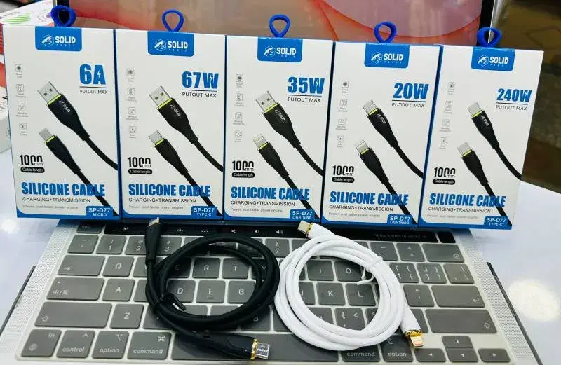 SOLID SP-D77 SILICONE CABLE