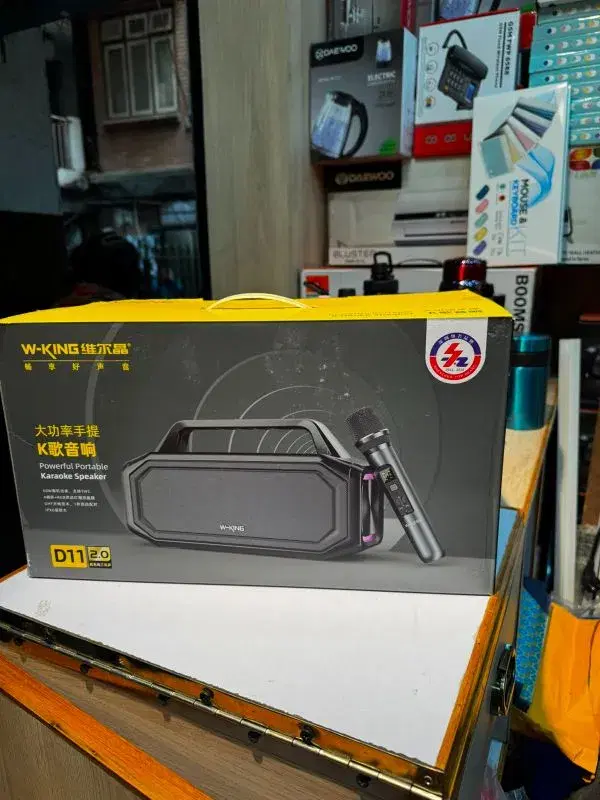W-KING D11 TWO MIC KARAOKE SPEAKER