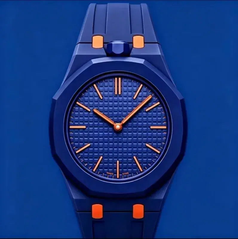 Unisex Vibrant Attractive Octagonal Dial Quartz Watch with Different Multicolor Dial
