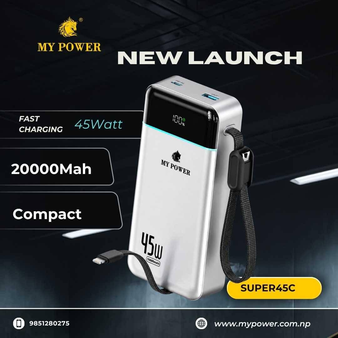My Power 45 Watt Super 45c 20000 mAh Powerbank Mypower
