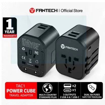 Fantech TAC1 Power Cube Travel Multi Adapter