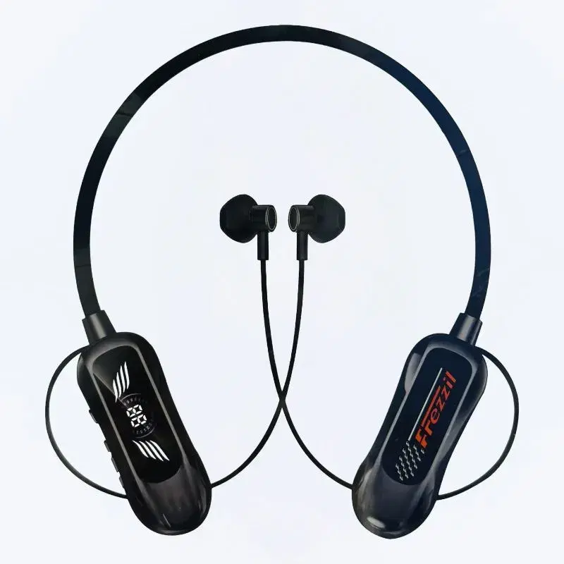 FREZZIL Wireless Neckband Headphones with LCD Display F745