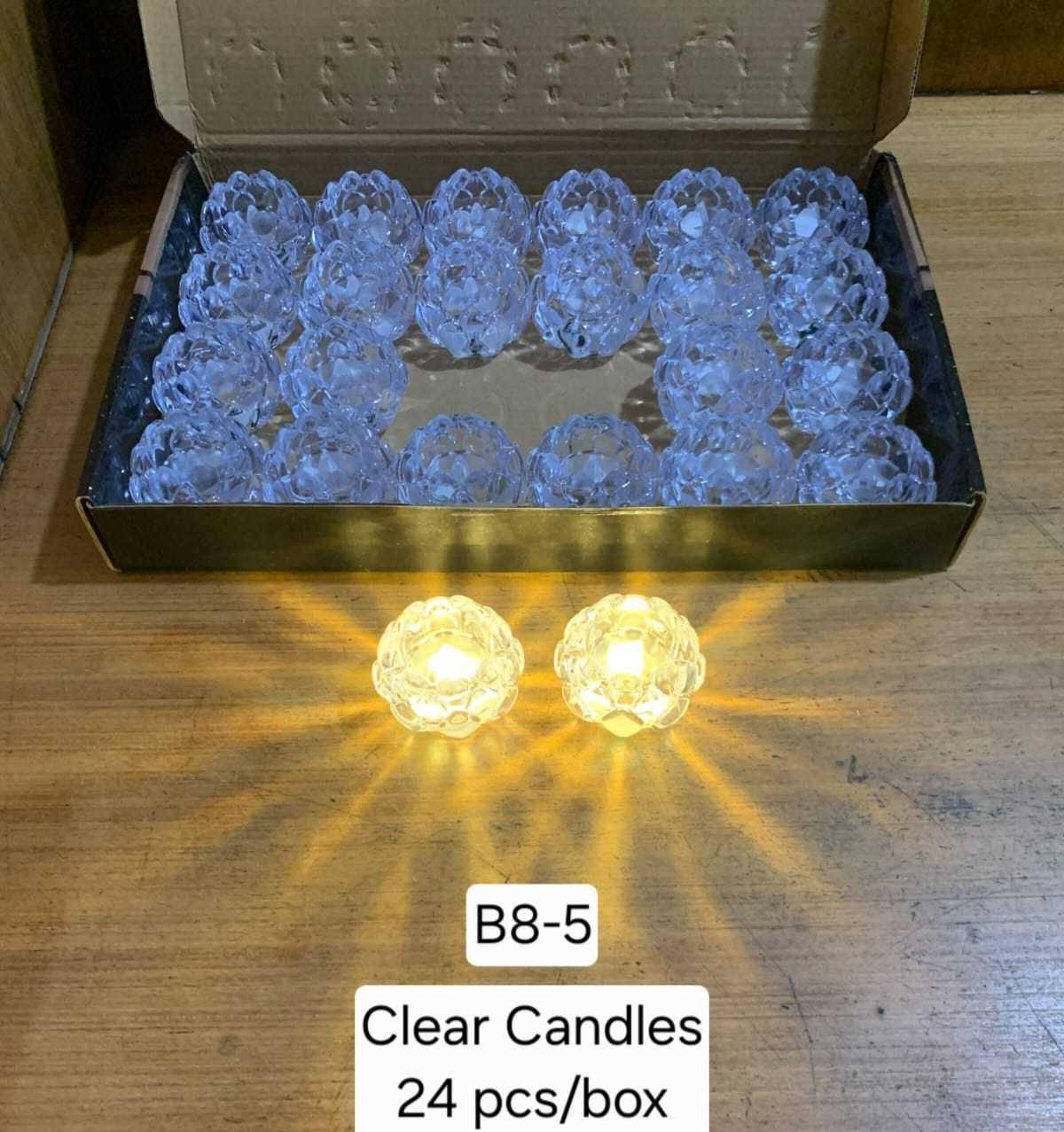 Led Lotus Shaped Tealight Candles || Set Of 24pcs || Warm Diwali Candle || Tihar Festival Light || Battery Operated