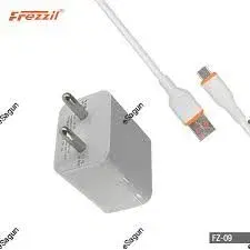Frezzil FZ 09 35 W Round Two Pin Fast Charger With Type C Cable