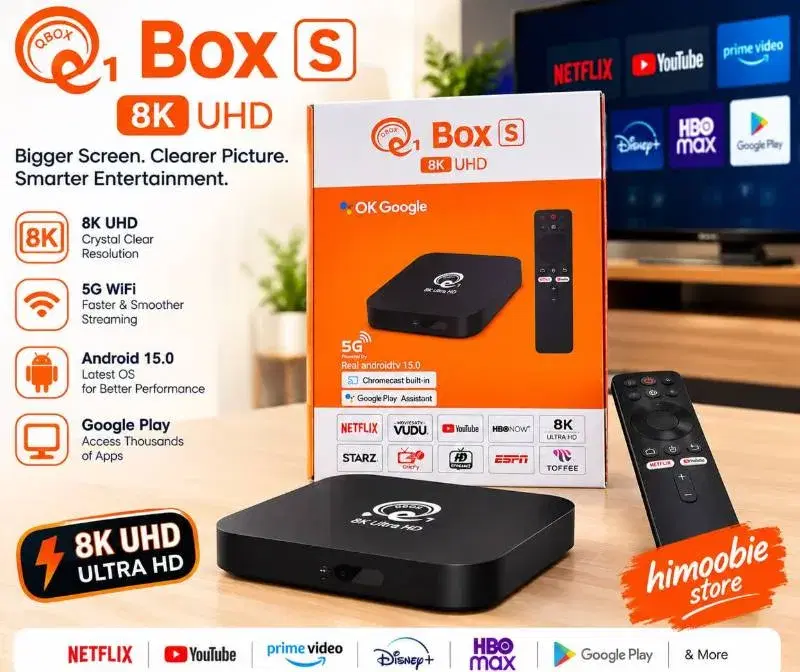 8K UHD STREAMING BOX