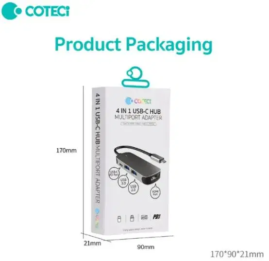 COTECI "Commercial Style 4-in-1 HUB" 16008