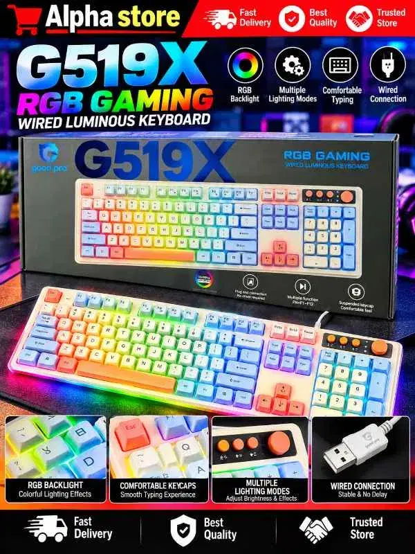 ALPHA G519X RGB GAMING KEYBOARD