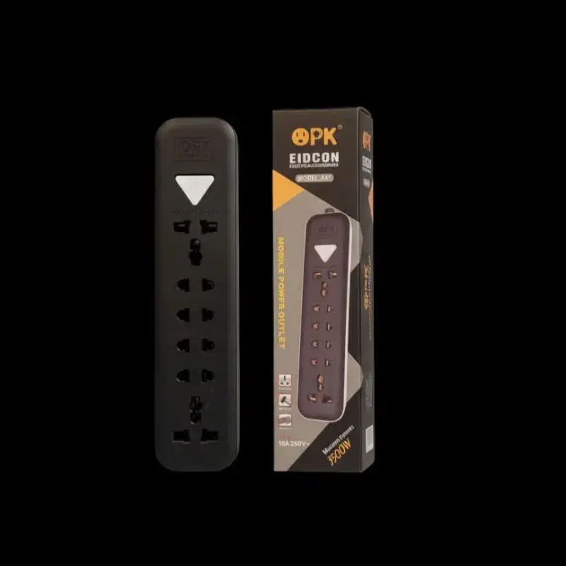 OPK Edison A-47 3500W MULTIPLUG Without Wire || With On/off Switch || 6ports Heavy Load Extension