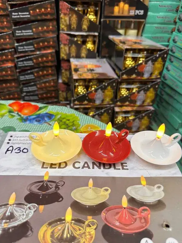 12 pcs in box led diya candle light A-30