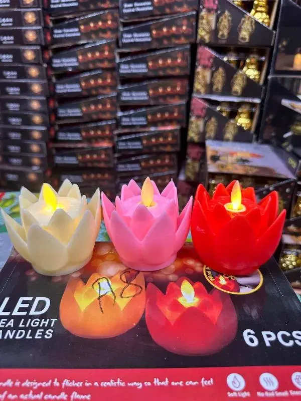 6 pcs in box led candle light A-8