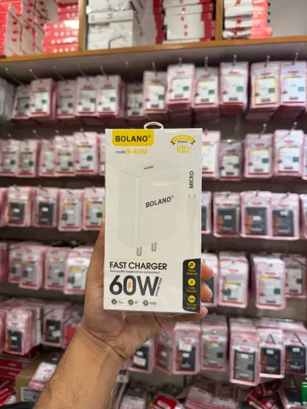 Bolano 60W Micro Fast Charger(F-43M)