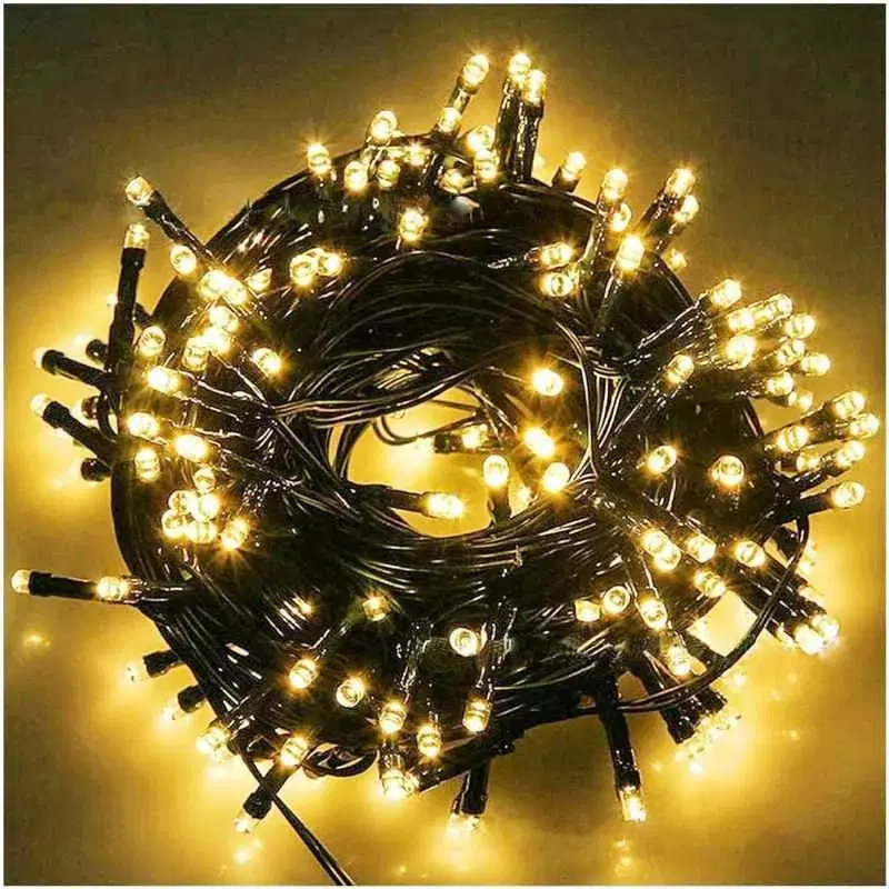 200 led black Warm Lights 9 Meter Decorations for Specific Day (Tihar, Wedding, Etc)