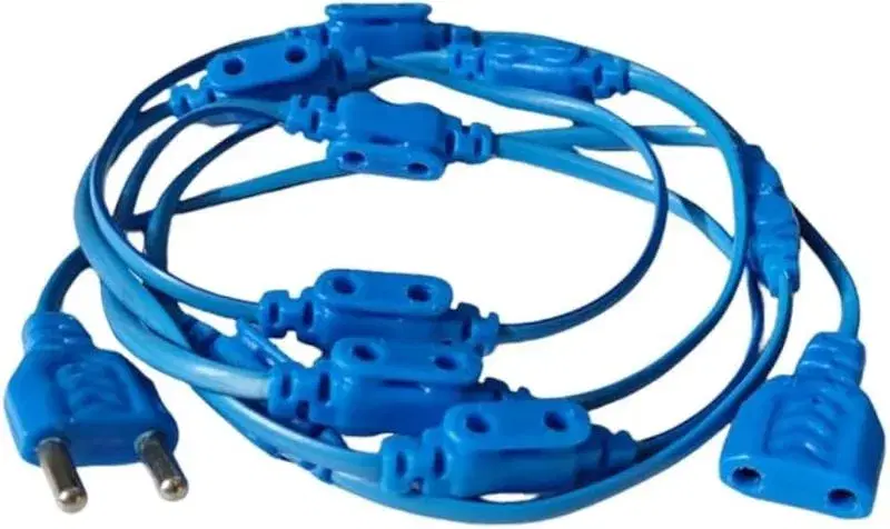 Set of 10 pcs Light Connector , 20+1 LED Strip Light Connector Ladi Jointer Rice Light Plug Cable for Decorative Lights, Female Wire for Lighting Connection, Decorative Light Plugs Wire for Diwali Decoration(10 pcs ko packet)