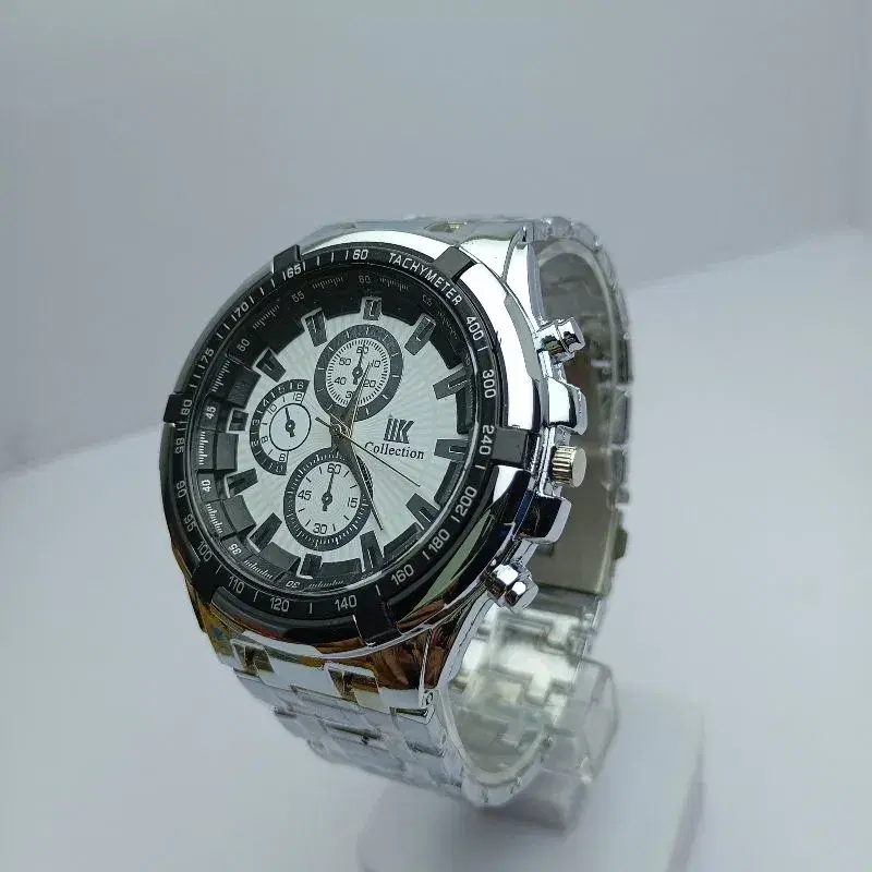 Ik Collection Silver Color Stainless Steel Best Quality Fashionable Watch For Men