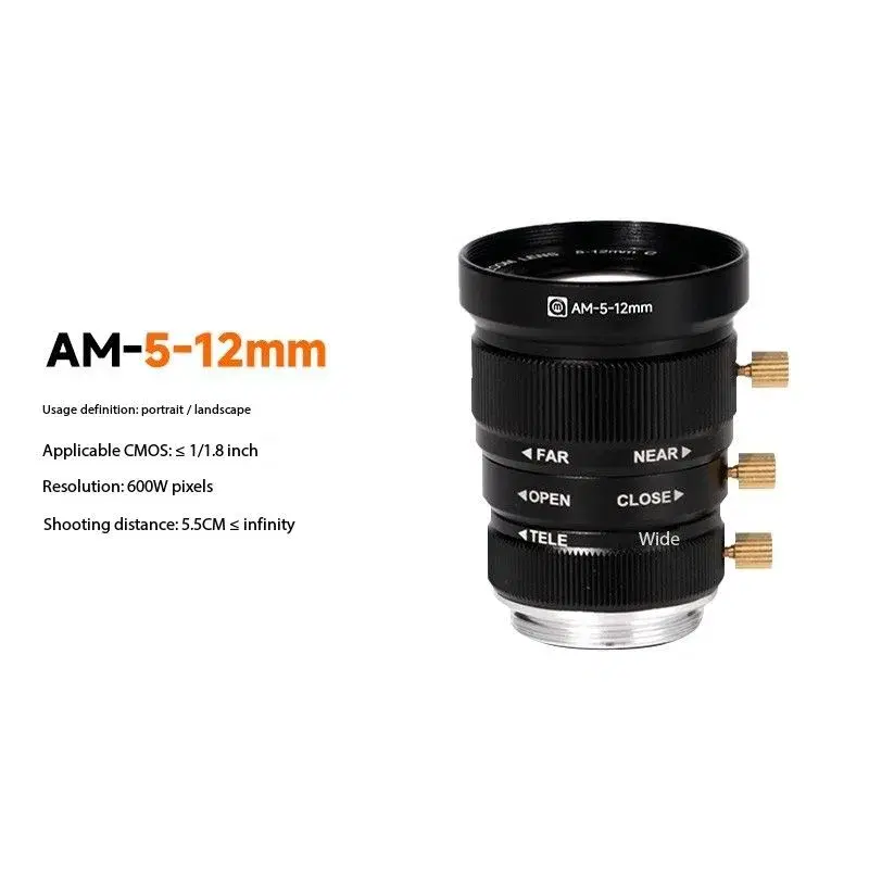 AMAOE Zoom Lense AM-5-12mm Zoom Lens